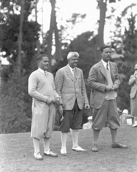 Bobby Jones, Roger Latham and Prescott Bush (father and grandfather of 2 US presidents) 1929