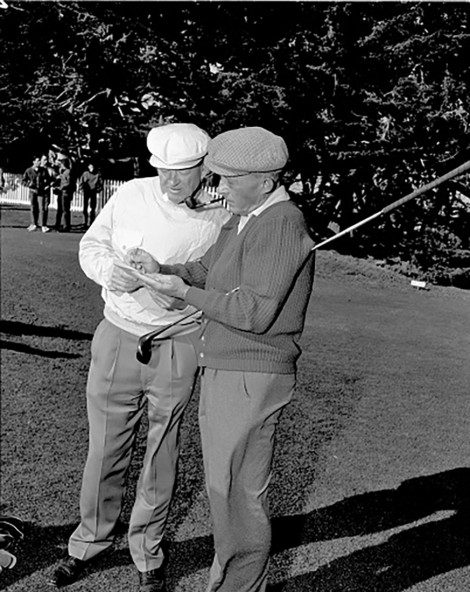 Bing Crosby and Henry Puget Jan 12, 1963