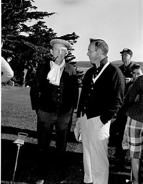 Bing Crosby and Arnold Palmer at Crosby Clambake