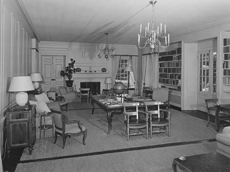 Clubhouse interior 1956